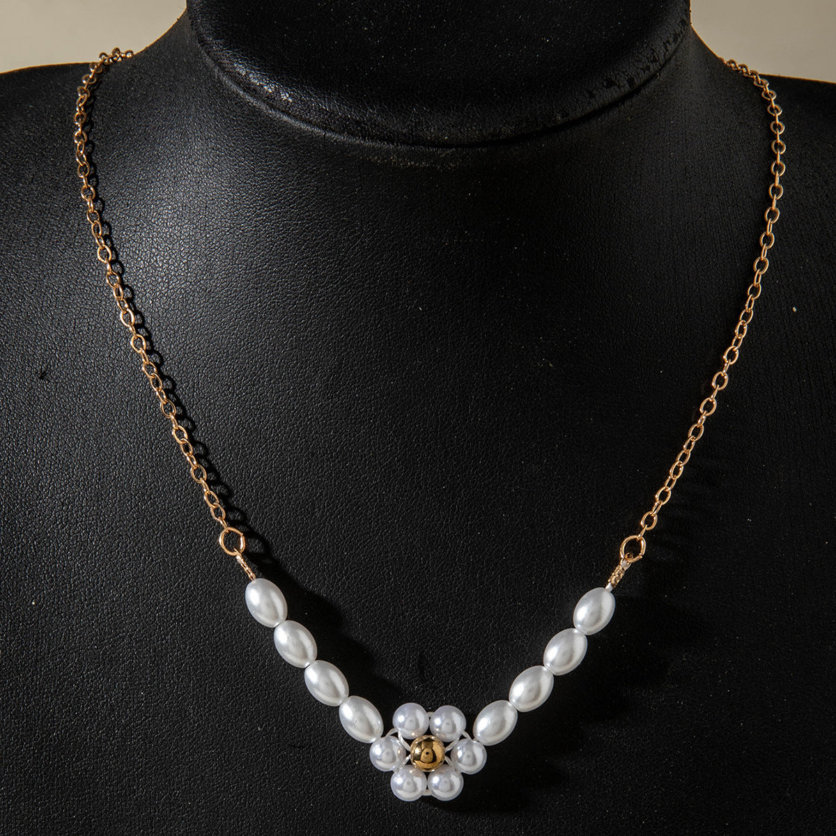 European and American Style Jewelry Colorful Square Inlaid Diamond Single Necklace Geometric Chain Imitation Gemstone Single Layer Collarbone Chain - 图片 14