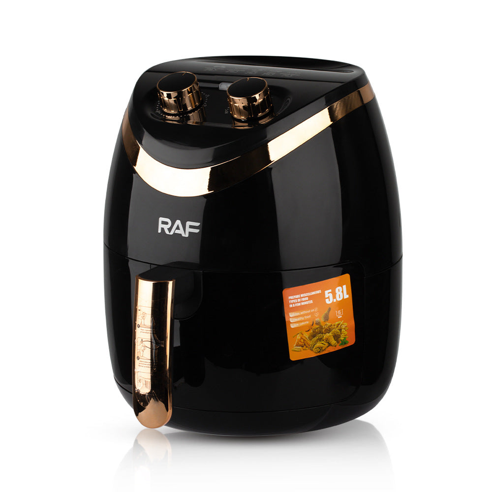 RAF US Standard Air Fryer Household Large Capacity Multifunctional Smart French Fries Fully Automatic Fryer 5.8L - 图片 21