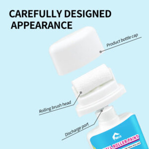 Wall Small Roller Brush Paint Cocoa Roller Dirty Graffiti Renovation Color Change Latex Paint Portable Water-Based Interior Wall Paint