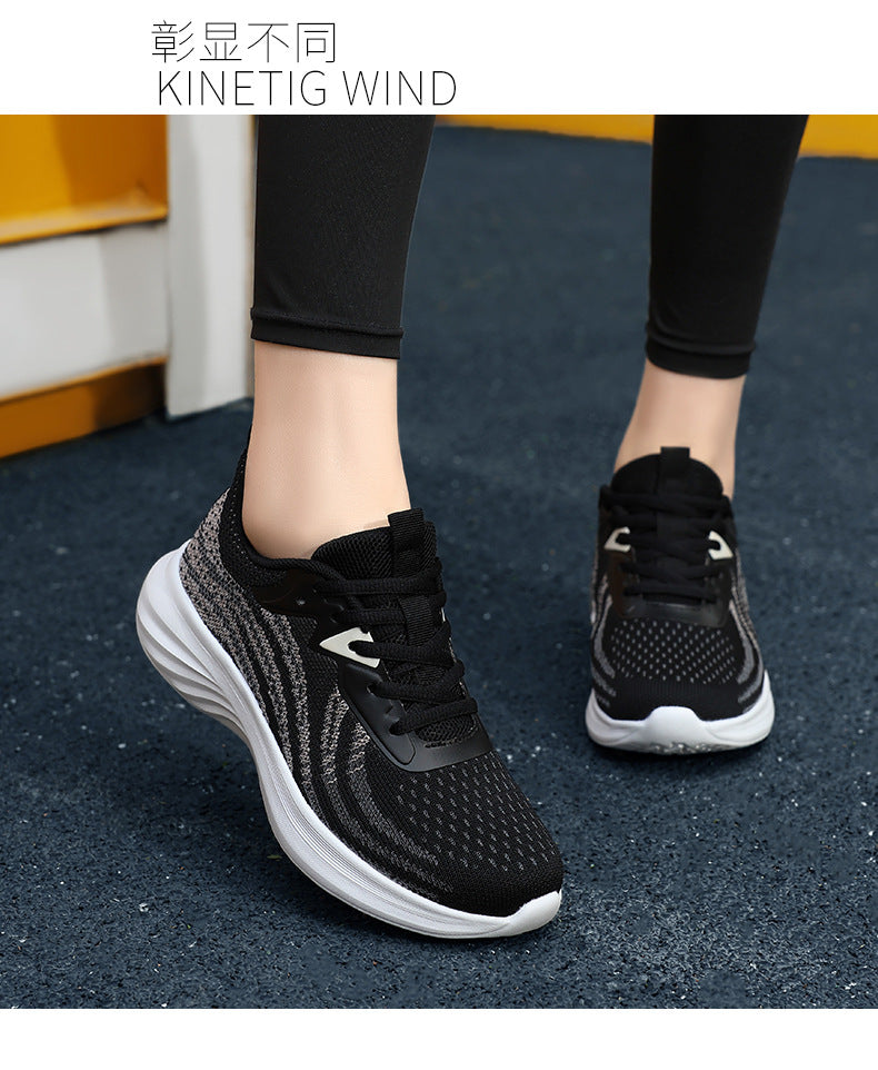 Plus Size Women's Shoes Mesh Breathable Sports Shoes Casual Shoes Lightweight Student Running Shoes Soft Sole Travel Shoes - 图片 33