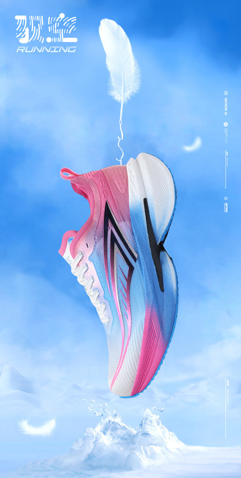 Spring Running Shoes Professional Physical Test Student Middle School Entrance Exam Field Training Shoes Carbon Plate Sports Casual Shoes Shock Absorption Men's Shoes - 图片 6