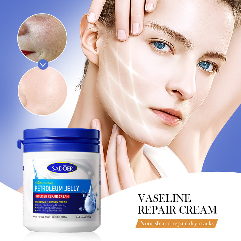 Repair cream170g SADOER Vaseline Vitamin C Hydrating and Moisturizing Face Cream Cross-Border Wholesale - 图片 4