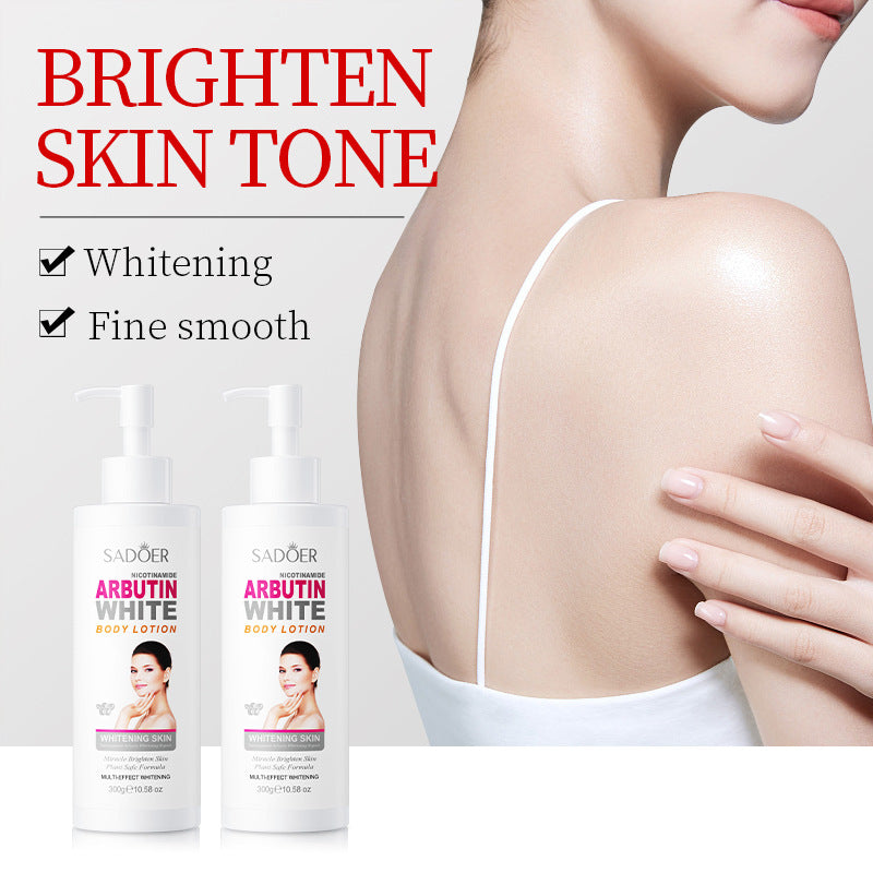 Whitening Body Lotion SADOER Niacinamide Arbutin Brightening Moisturizing Lotion Cross-Border Wholesale - 图片 3