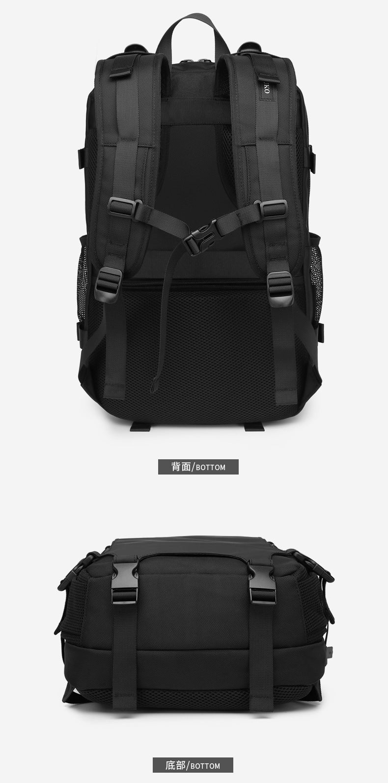 Korean Style Backpack Trendy Brand Laptop School Bag Lightweight Large Capacity Water-Resistant Commuter Bag for Middle and High School Students and College Students - 图片 24