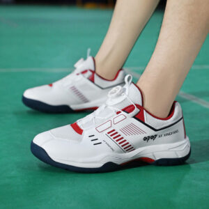 Large Size New Cushioning Anti-Slip Sneakers Breathable Table Tennis Shoes Low-Top Men's Professional Badminton Training Shoes