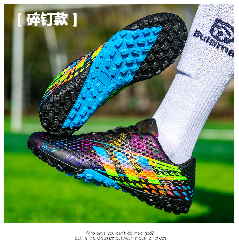 New professional football shoes for men and women AG Spike TF Broken Nail Youth Student Grassland Competition Training Shoes - 图片 32