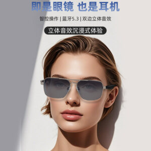 Source Manufacturer ai Smart Translation Bluetooth Audio Glasses Outdoor Meeting Recording Call Multi-Function Noise Reduction Quality