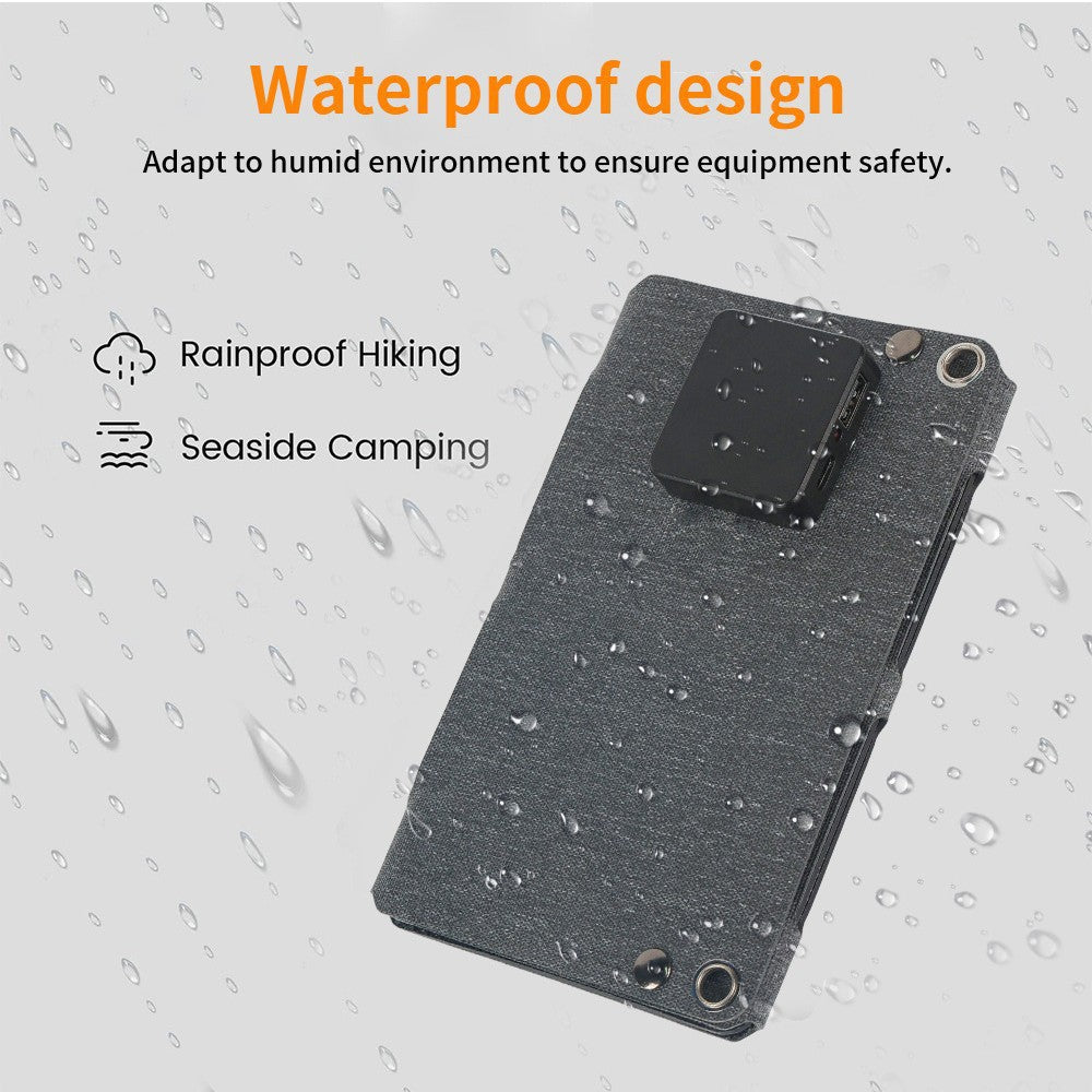 10W Solar Panel Solar Folding Bag ETFE Efficient Mobile Phone Power Bank Outdoor Portable Photovoltaic Power Supply - 图片 8