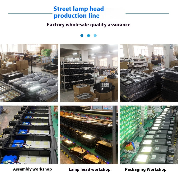 Super Bright New Rural Household LED Street Light Indoor/Outdoor IP65 Flood Light Waterproof Iron ABS for Roads Solar Panels - 图片 34