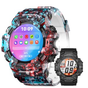 LC21Smart Watch Bluetooth Call True Heart Rate Step Sleep Compass Deep Waterproof Mechanical Style Sports