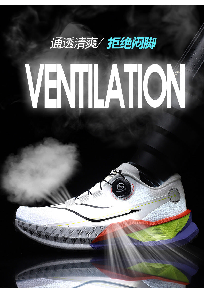 Full Palm Carbon Plate Sports Running Shoes Double Layer Popcorn Outdoor Trail Running Shoes Marathon Men's and Women's Shoes - 图片 12