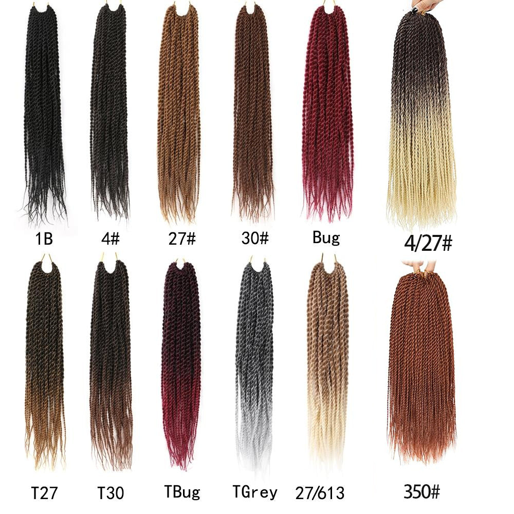 TEMU Hot Selling Export Wig Two Strands Fine Synthetic Wig Two detailed distinction - 图片 5