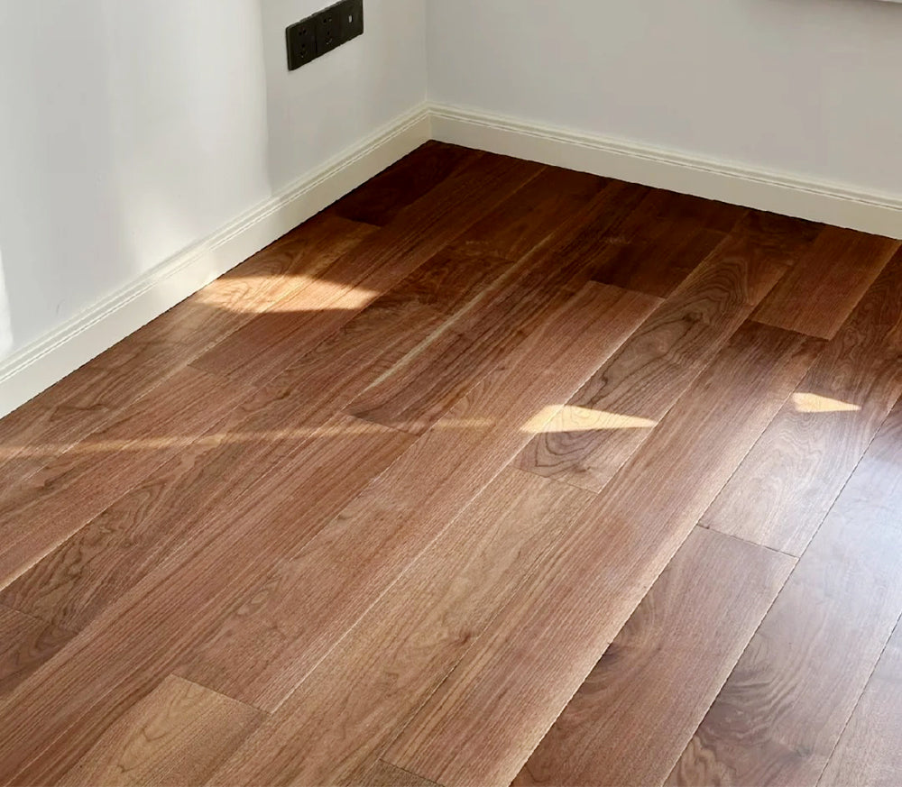 14mm Engineered Black Walnut Wood Flooring | Multi-ply Structure Waterproof & Anti-Slip | Customizable for Park Outdoor Projects - 图片 3