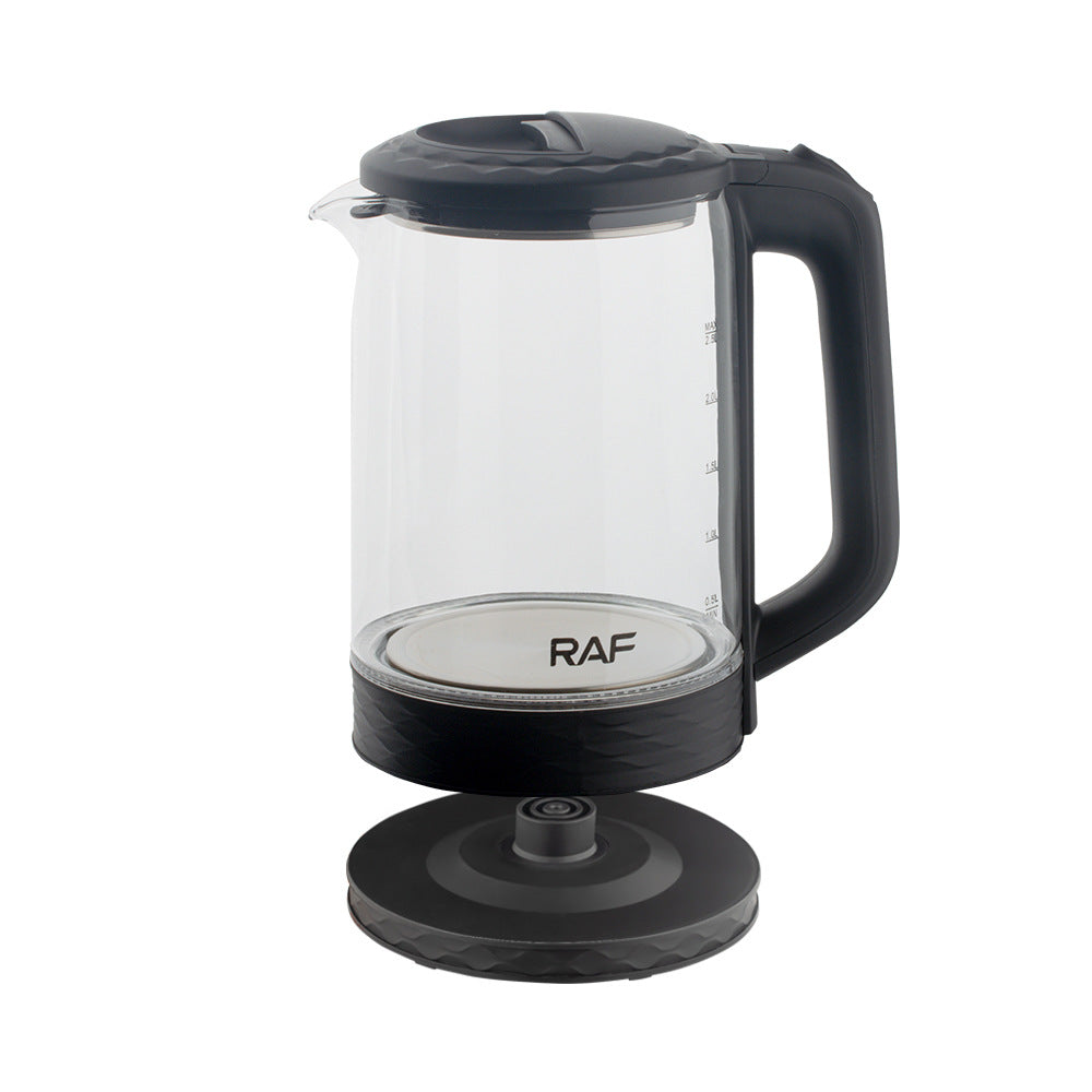 RAF European Standard Transparent Glass2.5L Electric Kettle Automatic Large Capacity Multi-Functional Kettle Overheat Protection - 图片 4
