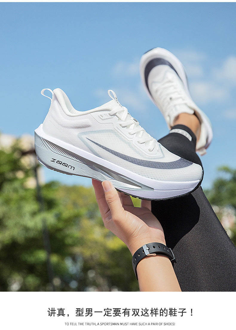 2025Plus Size Sports Shoes Racing Training Carbon Plate Sports Shoes Lightweight Men and Women Autumn Running Shoes - 图片 31