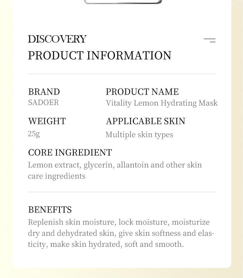 Fruit Mask SADOER Avocado Rose Hydrating Moisturizing Tablets Cross-border Foreign Trade Skincare Wholesale - 图片 43