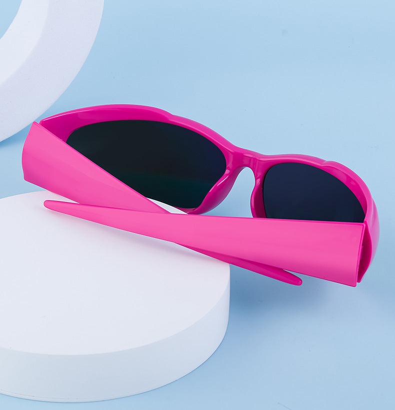 European and American Sports Windproof Cycling Sunglasses for Men and Women Sun Protection Personality Y2K Millennium Sunglasses Glasses Glasses - 图片 10