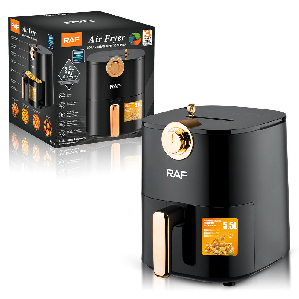 RAF European Standard Household Oil-Free Air Fryer Multifunctional Smart Oven French Fries Electric Fryer R.5218 - 图片 16