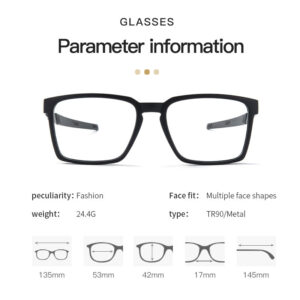 New Sports Glasses Frame TR Metal Frame Glasses Legs Wholesale Export In Stock Cycling Glasses