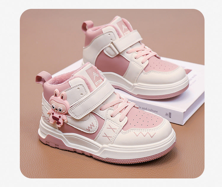 Fashion Doll Labubu Girls' Shoes Princess Shoes2025New Autumn Children's Soft Sole Casual Sports Shoes - 图片 25