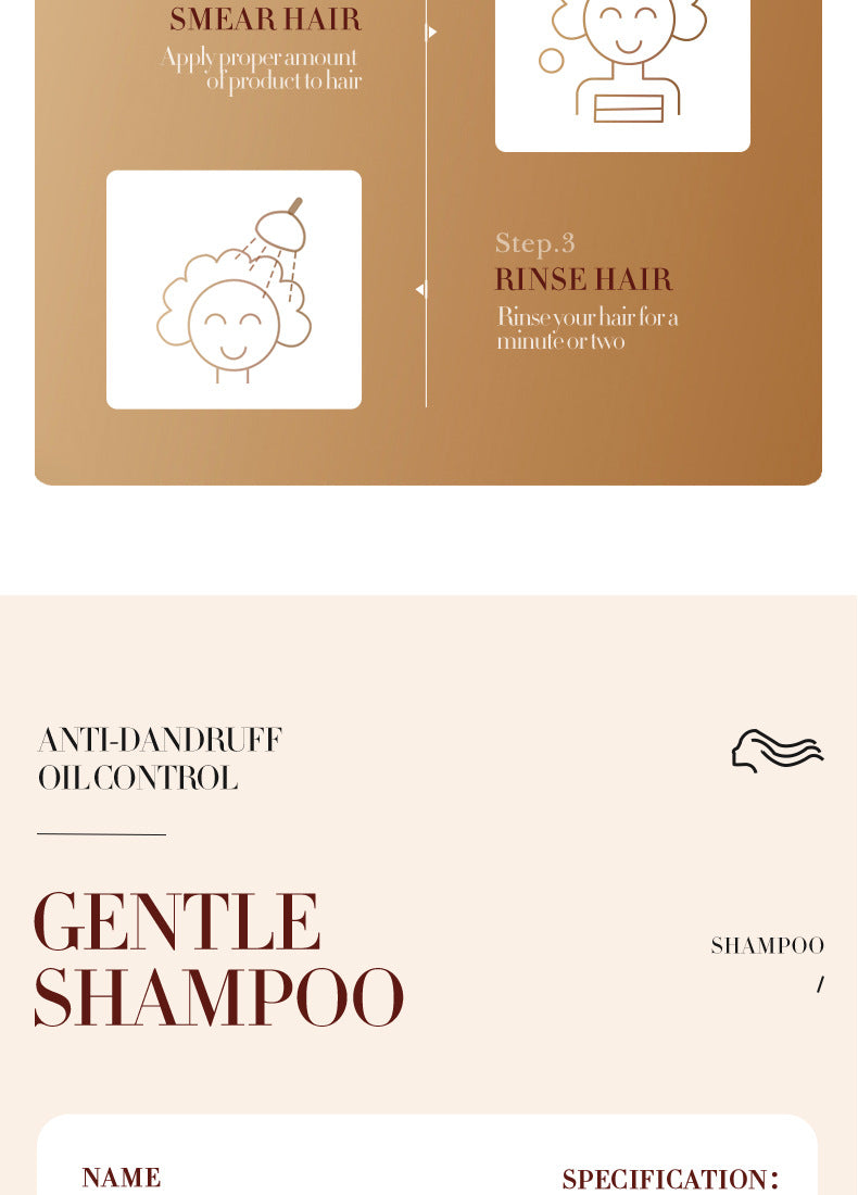 Ginger Shampoo Sachet SADOER Moisturizing, Smooth, Deep Cleansing, Portable Pack, Cross-Border Foreign Trade Wholesale - 图片 19
