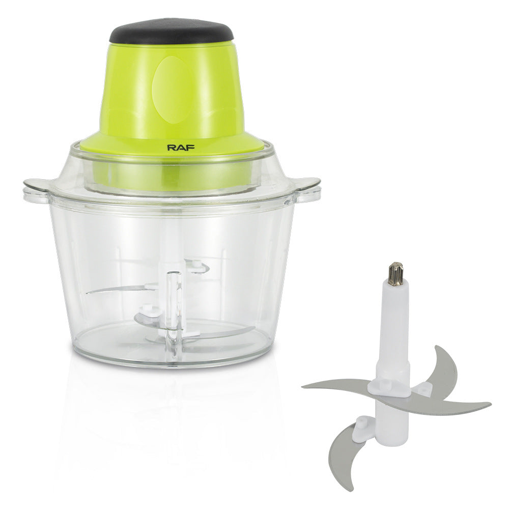 RAF EU Standard Meat Grinder Household Electric Blender Meat Mincer Small High-Power Food Processor Glass Jar - 图片 5