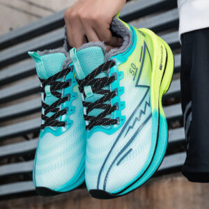 Red Rabbit8PRO Fleece-Lined Warm Running Shoes Outdoor Sports Casual Lightning Men and Women Real Explosive Carbon Plate Anti-Slip Running Shoes