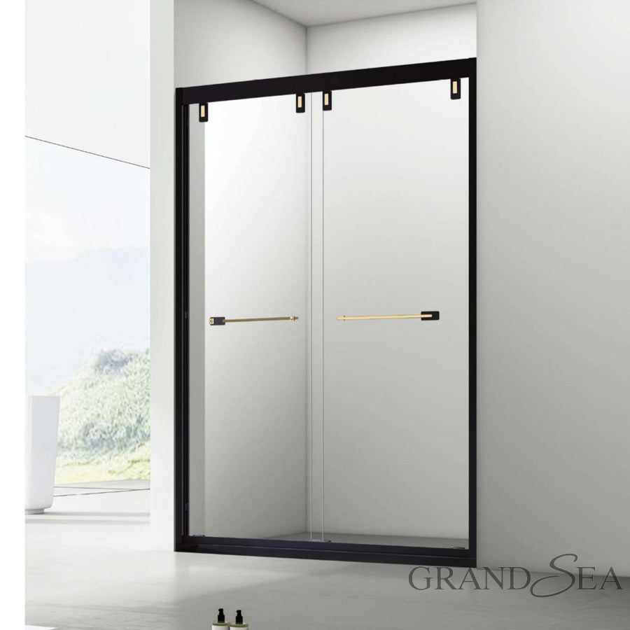 3 Panel Sliding Standard Shower Door Design With High Accessory - 图片 5