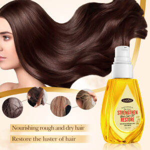 Black Castor Oil Hair Care Essential Oil SADOER Moisturizing and Smooth Hair Conditioner Cross-Border Wholesale