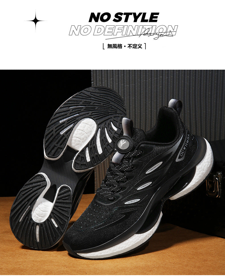 Summer Breathable Men's Shoes2025New Youth Sports Casual Running Shoes Student Lightweight Dad Mesh Trendy Shoes - 图片 23