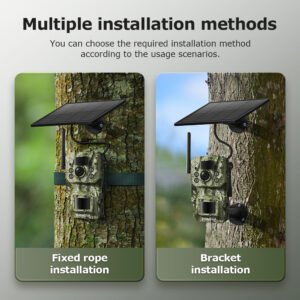 Manufacturer Private Model Outdoor Camouflage Camera3MPAI Animal Identification Pair PIR Induction4G Camera4G Remote Monitoring