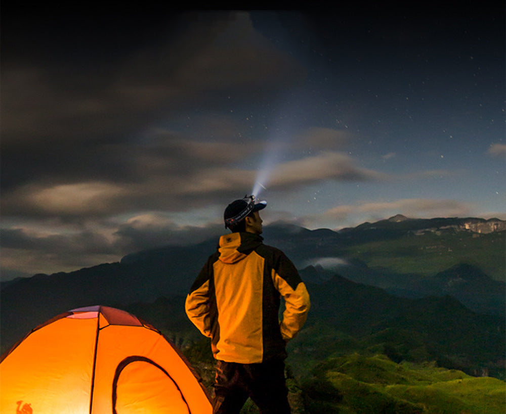 Multifunctional headlight strong light outdoor light night fishing light COB Miner's lamp USB Rechargeable Headlamp with Magnetic Work Head - 图片 18