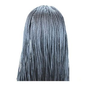 In Stock Long Braided Wig Lace Hand Crochet13*4Synthetic Hair Headband Hand-Knitted African Dreadlocks Trendy European and American Style