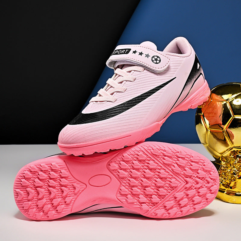 2025World Cup Children's Soccer Shoes Boys Youth Students Girls Spike Long Spike Competition Training Sports Shoes - 图片 3