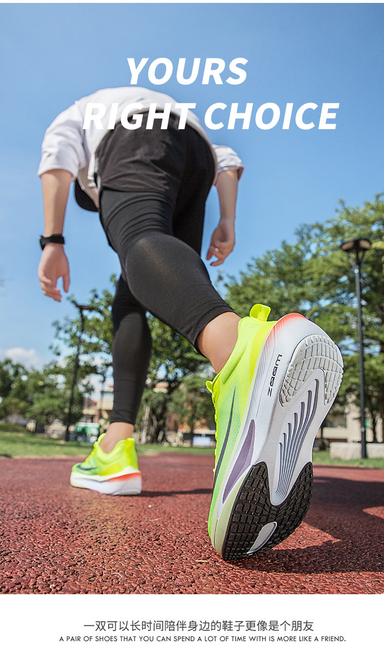 2025Plus Size Sports Shoes Racing Training Carbon Plate Sports Shoes Lightweight Men and Women Autumn Running Shoes - 图片 22