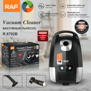 RAF EU Standard Intelligent Display Powerful Household Vacuum Cleaner Horizontal Portable Vacuum Cleaner R.8702 3.5L