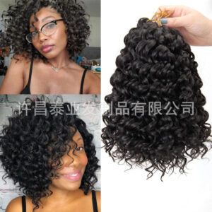European and American Foreign Trade Cross-Border Wig African Curl Dreadlocks Crochet Hair GoGo Curl Crochet Hair Wig