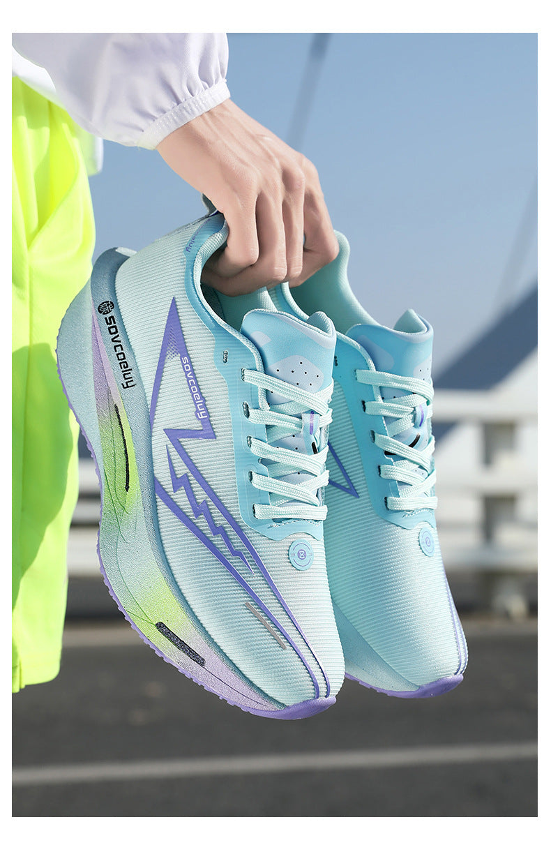 2025New Professional Running Shoes Sports Shoes Breathable Versatile Trendy Men Couples Youth Campus Casual Racing Training Shoes - 图片 26