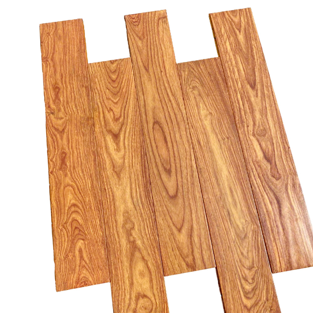 ENF Certified AB Grade Padauk Click Lock Three-Layer Solid Wood Flooring Waterproof Anti-slip for Living Room & Outdoor Use - 图片 5