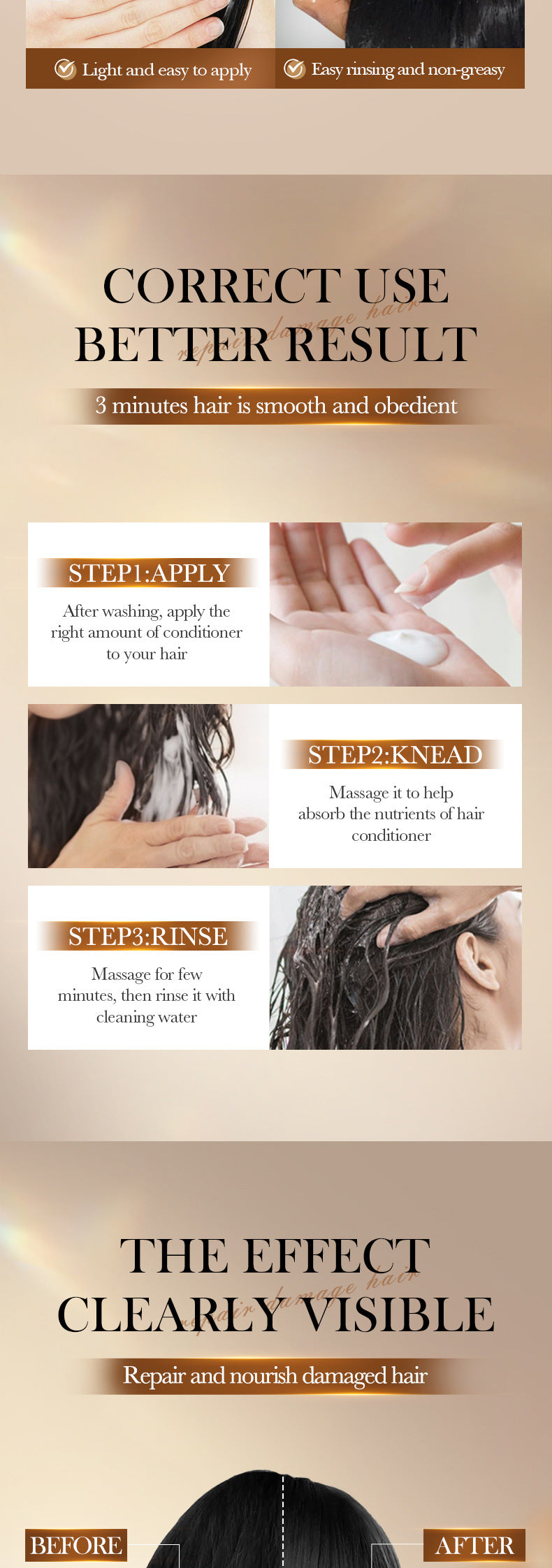 Batahan Nourishing Conditioner SADOER Scalp Moisturizing and Smooth Hair Mask Cross-Border Foreign Trade Wholesale - 图片 14