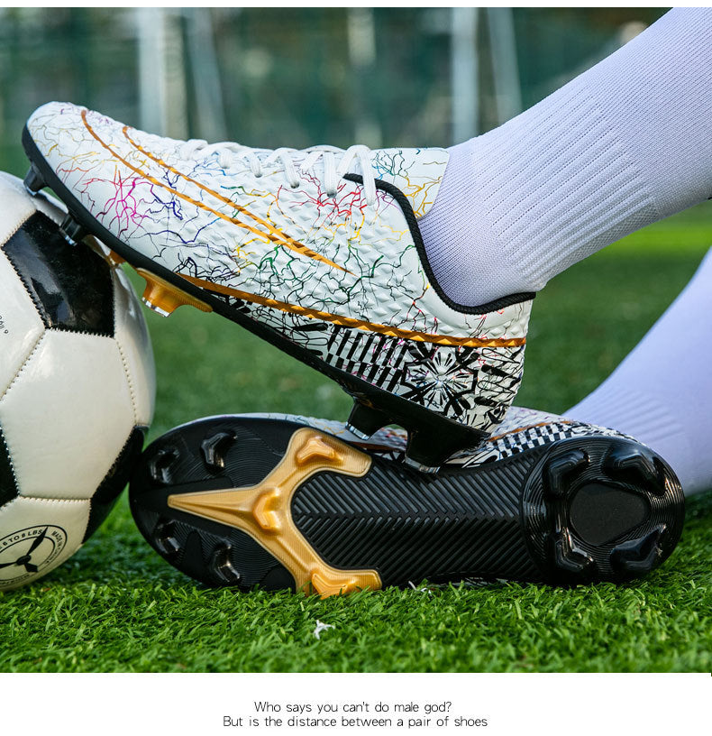 New professional football shoes for men and women AG Spike TF Broken Nail Youth Student Grassland Competition Training Shoes - 图片 39