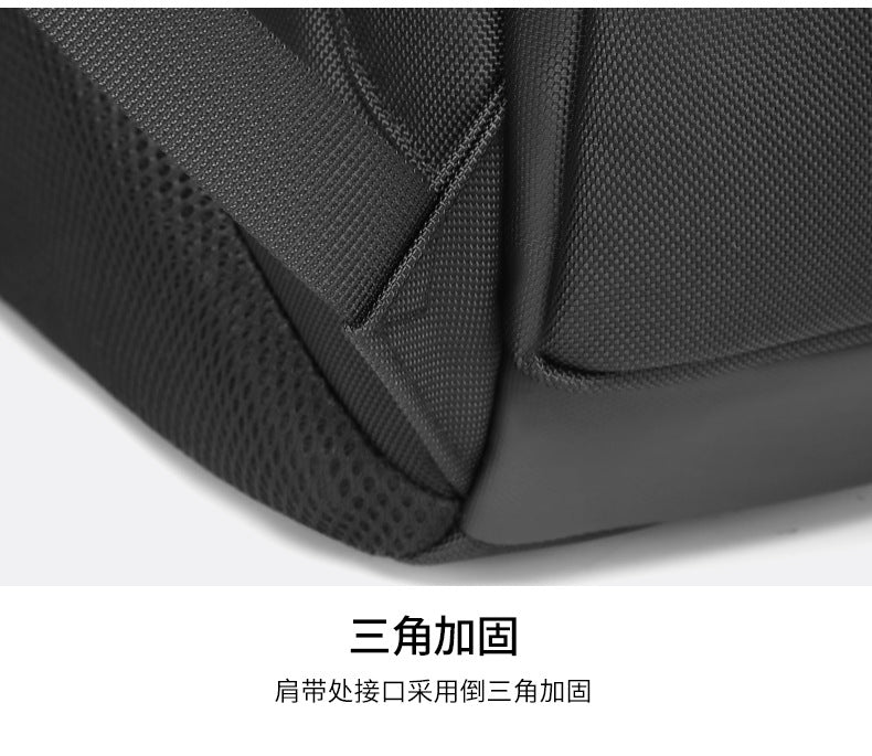 OZUKO Business Backpack Men's Commuting Large Capacity Computer Bag Travel Backpack High-end Waterproof School Bag - 图片 23