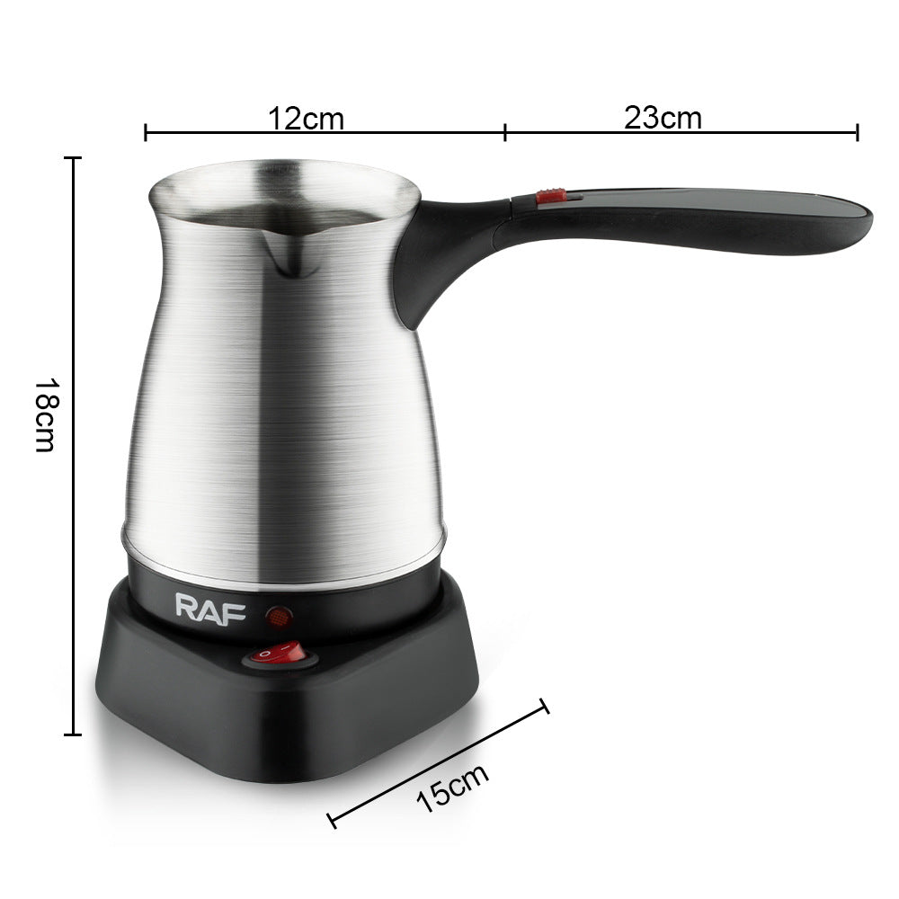 RAF European Standard Turkish Coffee Pot with Handle Stainless Steel Electric Coffee Maker Hot Water Kettle500ml - 图片 15