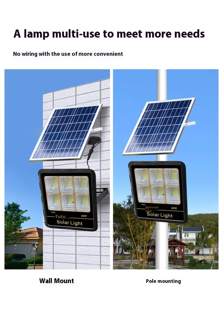 Super Bright LED Solar Flood Light Waterproof IP65 Street Light for Garden for Courtyard Stadium Outdoor Use Factory Direct - 图片 20