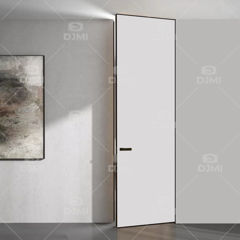 Invisible Flush Mounted High-end Secret Room Wooden Doors Internal Concealed Integrated Frameless Hinged Hidden Door - 图片 4