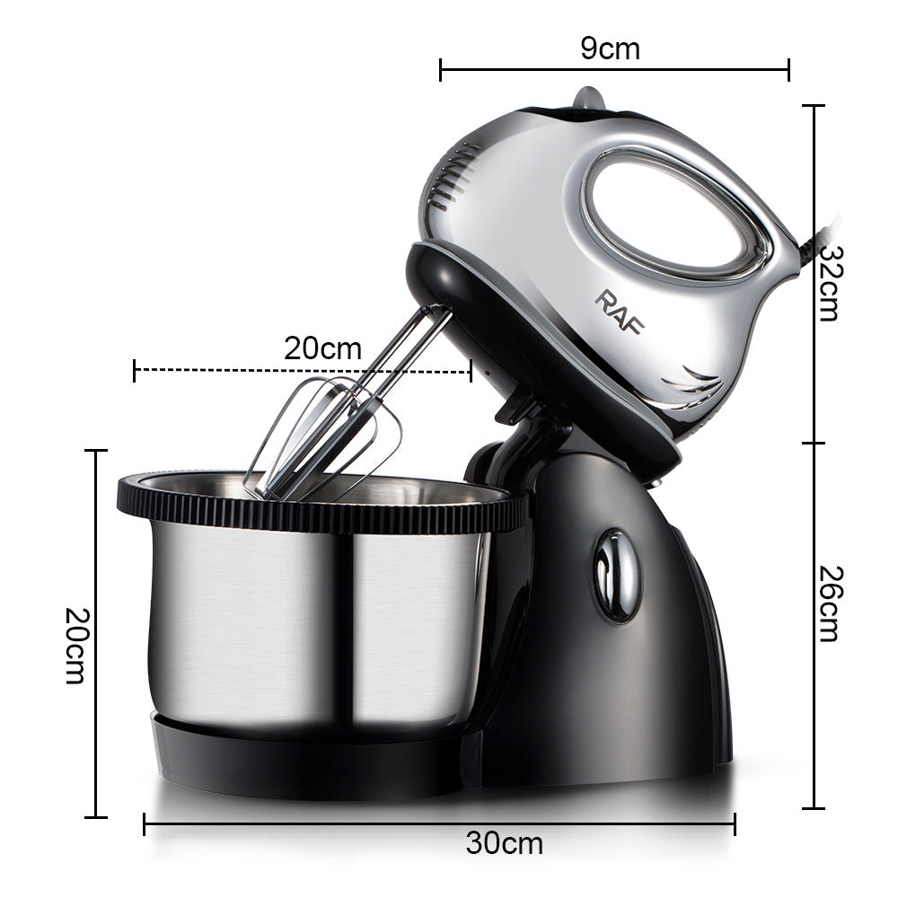 European Standard Multifunctional Household Electric Mini Egg Beater and Dough Mixer Food Processor RAF - 图片 16