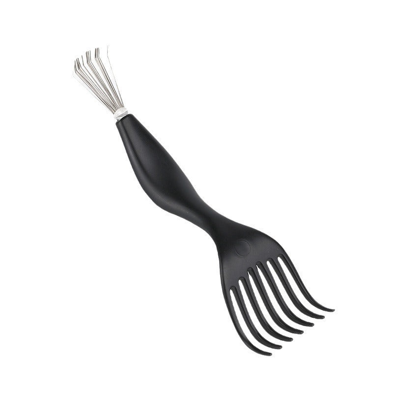 Large Curved Comb, Ribbed Hair Comb, Boar Bristle Curved Massage Comb, Nine-Row Comb, Styling Curling and Smoothing Comb, Cross-Border - 图片 13