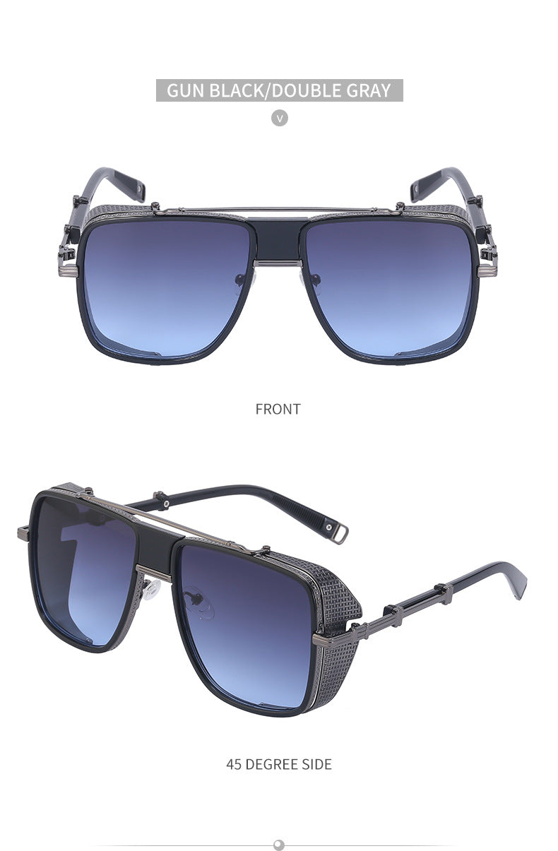 European and American Steampunk Sunglasses for Men, UV Protection, Full Coverage, Sunscreen Sunglasses for Women, Trendy Wholesale Glasses - 图片 31