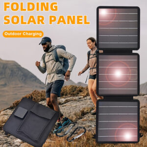 Factory Direct Sale 15W Monocrystalline 70% off Pack Dual Output Port Outdoor Portable Emergency Solar Charging Panel Waterproof Durable