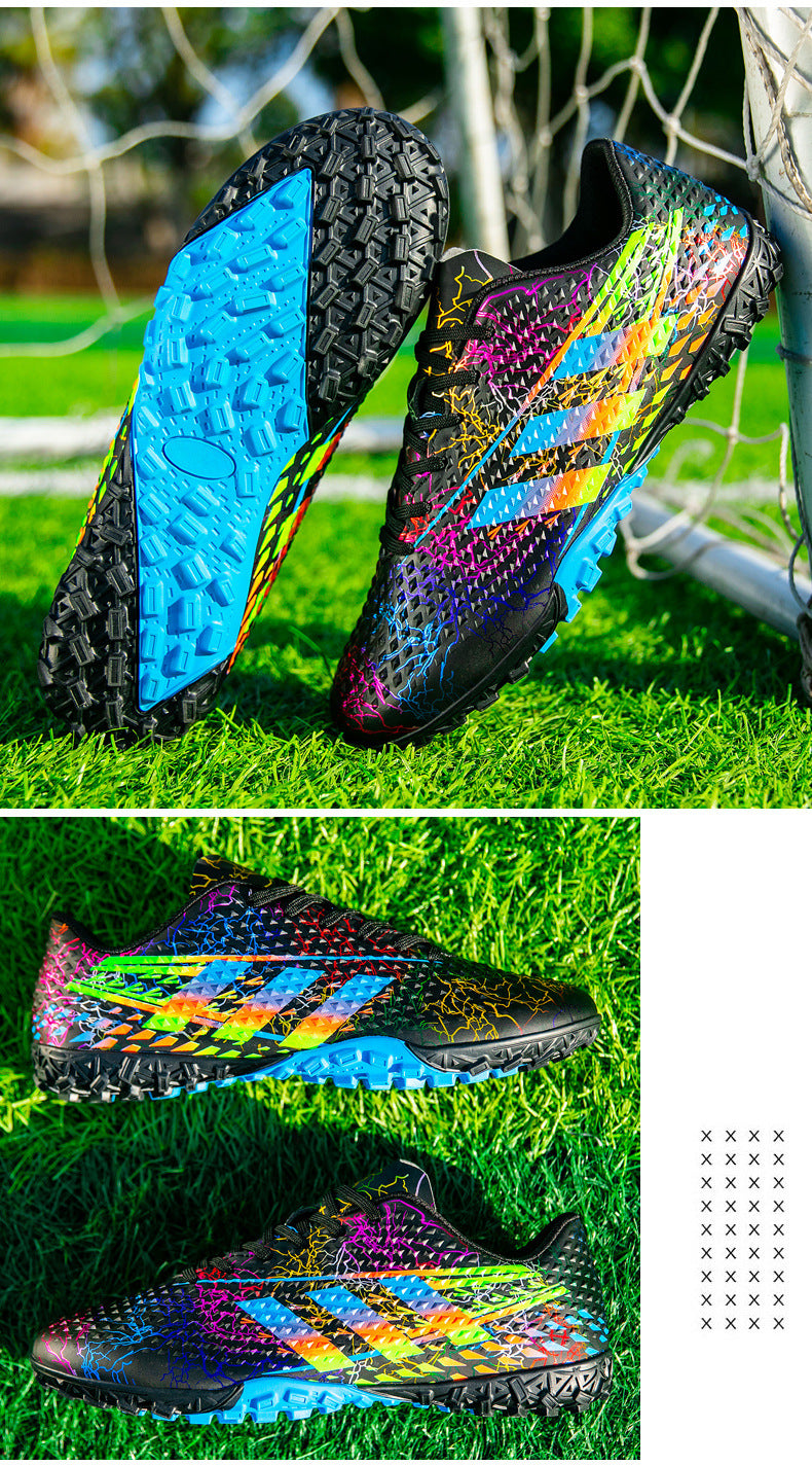 New professional football shoes for men and women AG Spike TF Broken Nail Youth Student Grassland Competition Training Shoes - 图片 54